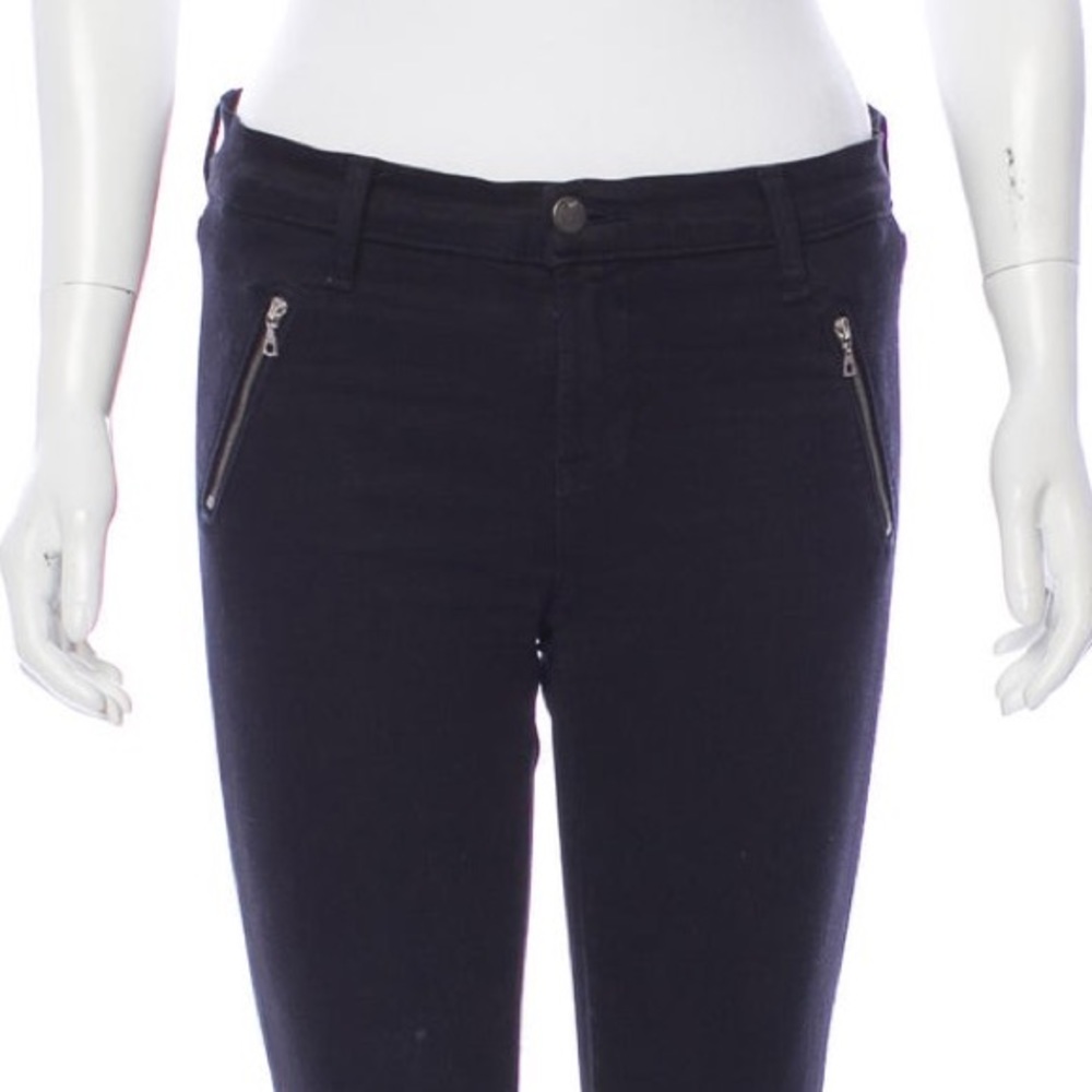 J Brand Black Mid-Rise Skinny Jeans sz 27 - Picture 2 of 3